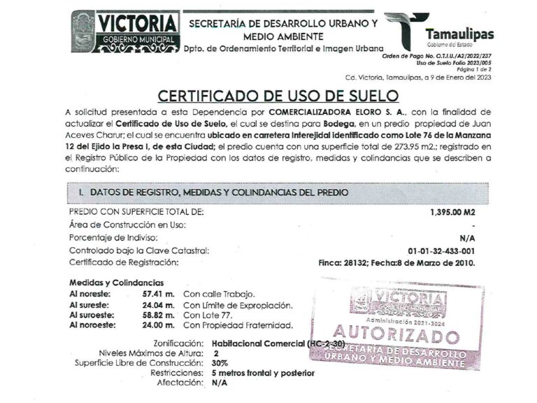 certificado
